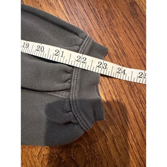 Aerie Women's Oversized Distressed Look Pullover Sweatshirt Gray Size Large - Picture 10 of 10